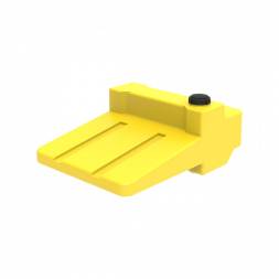 Бак промывной AGRO 300 л с резьбовой крышкой под плотность вещества до 1.0 г/см3, желтый