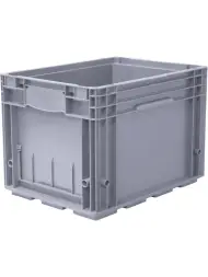Евроконтейнер пластиковый KLT 4329, 396х297х280 мм, 22,3 л, серый