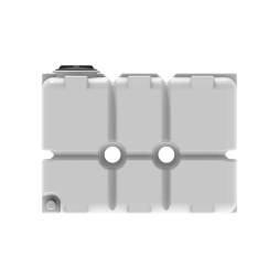 Емкость пластиковая для воды и дизельного топлива ST 2000 л с патрубками d100мм и резьбовой крышкой под плотность вещества до 1.0 г/см3, белый