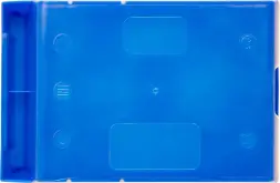 Ящик (лоток) пластиковый сплошной, 170x105x75 мм, 1.34 л, синий [5001]
