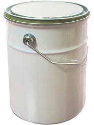 Ведро металлическое с покрытием, 5 л, белый [2091]